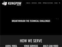 Tablet Screenshot of kungpowpro.com